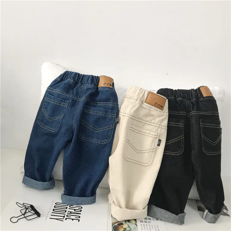 2019 Spring Autumn Baby Boys Girls Jeans Children's Pants Loose Pant Kids Denim Trousers High Quality | Детская одежда и обувь