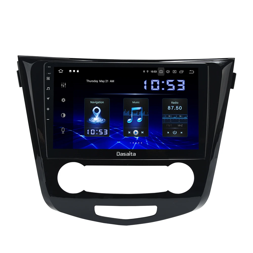 

10.2" IPS Touch Screen Car Radio 1 Din Android 10.0 for Nissan Qashqai 2014 2018 HDMI GPS Car Stereo Bluetooth 1280*720 MAX10