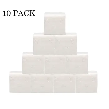 

Toilet Rolls 10 Pack White Paper Hand Towels Pack Of 60 Sheet Tissues Napkin Soft Strong And Highly Absorbent Hand Towels
