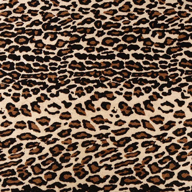 7pcs Leopard Tiger Stripe Cow Spots Patterned Polyester Cotton Fabric Craft Fabric Bundles for Patchwork Sewing DIY Projects