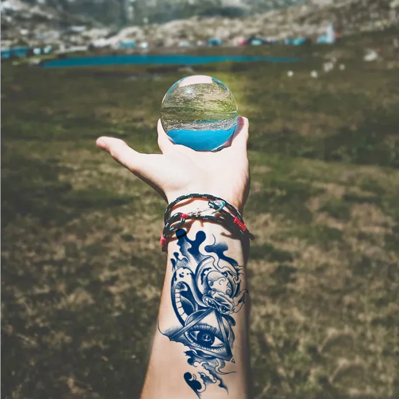 Juice Ink Tattoos Body Art Lasting Waterproof Temporary Tattoo Sticker Lion Tiger Tatoo Arm Fake Astronaut Tatto Women Men Girl_voghion.com
