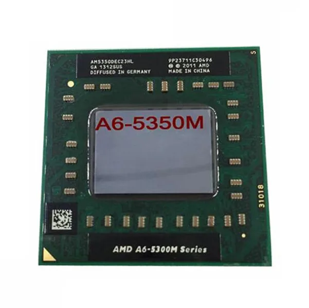 Оригинальный AMD A6 5350M - 5300M 2 9 ГГц двухъядерный ноутбук процессор AM 5350 разъем FS1 722 pin