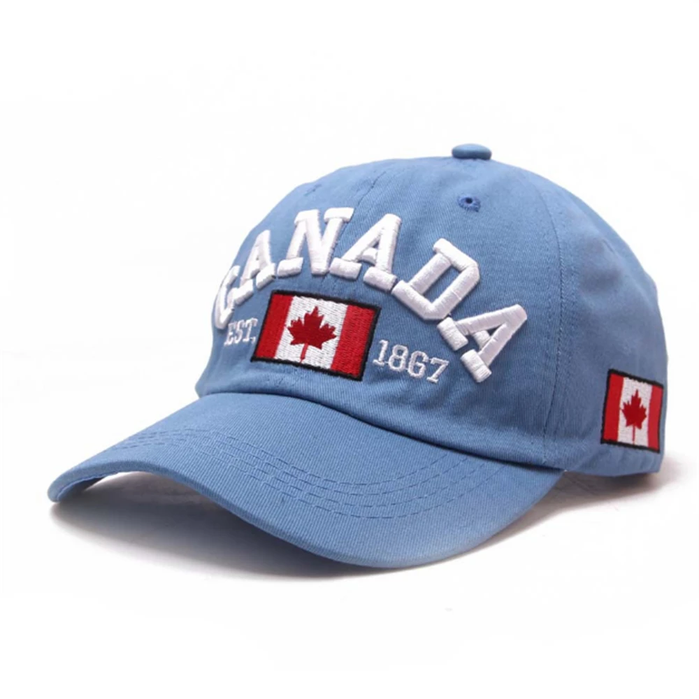 Новинка, Бейсболка унисекс, Канадская бейсболка, весенняя, летняя, дикая, солнцезащитный козырек, шляпа, популярная, для взрослых, с надписью, Кепка - Цвет: Blue