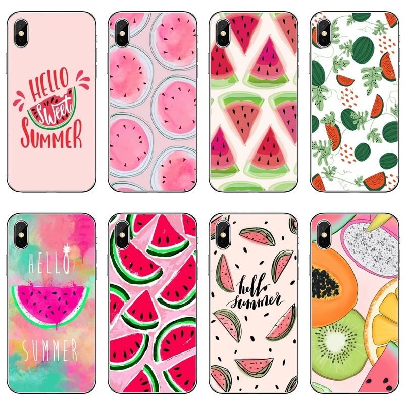 cute fruit Watermelon Phone Case For Samsung Galaxy M30 A70 A60 A50 A40 A30 A10 A9 A8 A6 J8 J4 J6 Prime Plus 2018 | Мобильные