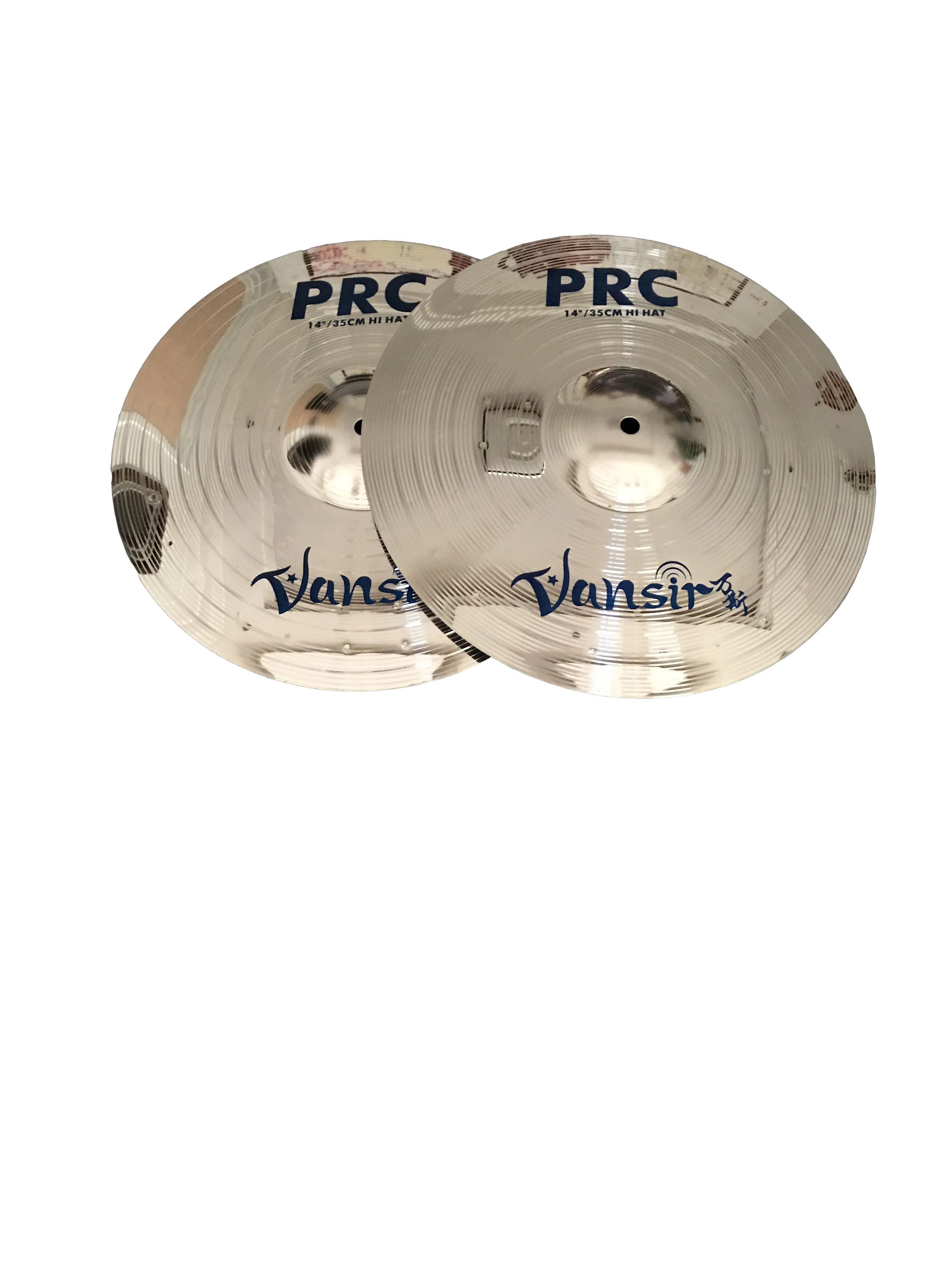 Drum Cymbal Kit Vansir Polishing Alloy Cymbals 14''HH + 16''Crash + 18''Crash + 20''Ride