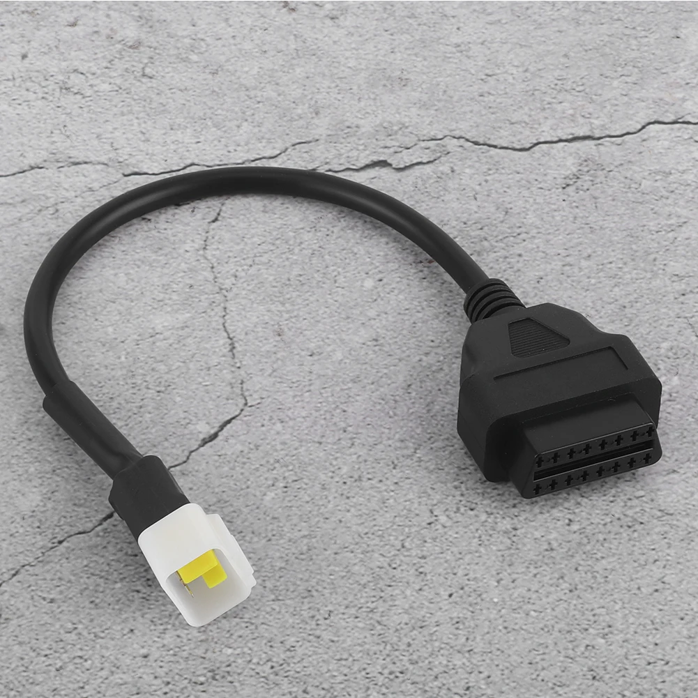 Diagnostics 6 Pin to OBD2 16 Pin Adaptor Cable OBD2 Diagnostic Adapter Motorcycle Fault Detection Connector Fits for Sinnis Diagnostics 6 Pin to OBD2 16 Pin Adaptor Cable OBD2 Diagnostic Adapter Motorcycle Fault Detection Connector Fits for Sinnis