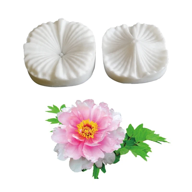 

Mini Peony Mould and Veiner Silicone Mold Fondant Mould Cake Decorating Tools Chocolate Mold,Sugarcraft,Kitchen Gadgets M2013