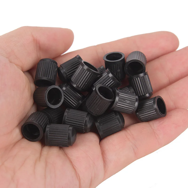 Bicycle Valve Caps bicycle tire valve cap bicycle valve cap valve cap valve caps Plastic Dustproof Valve Caps Truck Car Bike Tire Stem Dust Covers Bike Bicycle Accessories 20PCS