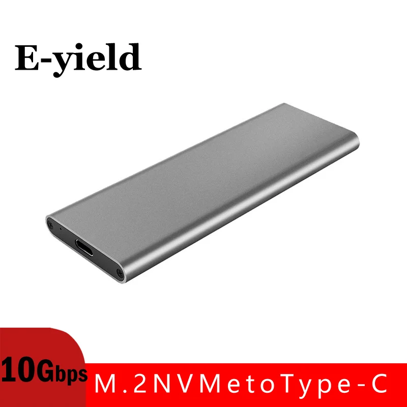 

M2 SSD Case NVME SSD Enclosure M.2 to USB Type C Hard Drive Enclosure for NVME PCIE NGFF SATA M/B Key SSD Disk
