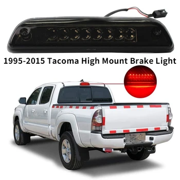

Third Brake Light for Toyota Tacoma 1995-2015 Truck 8 LED 3Rd Brake Stop Tail Lamp High Mount Brake Light (Smoke Lens)