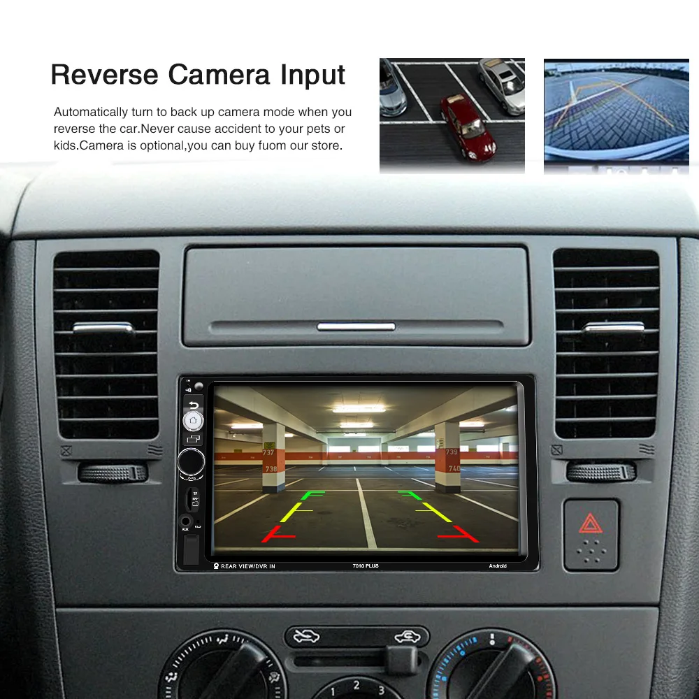 Perfect Android 8.1 2 Din Car radio Multimedia Video Player Universal auto Stereo GPS MAP For Volkswagen Nissan Hyundai Kia toyota CR-V 7