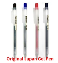 Recharge de stylo Gel MUJIs, 0.38/0.5mm, 2 pièces, stylo à bille d'encre MoMA, école japonaise, bureau, Signature 