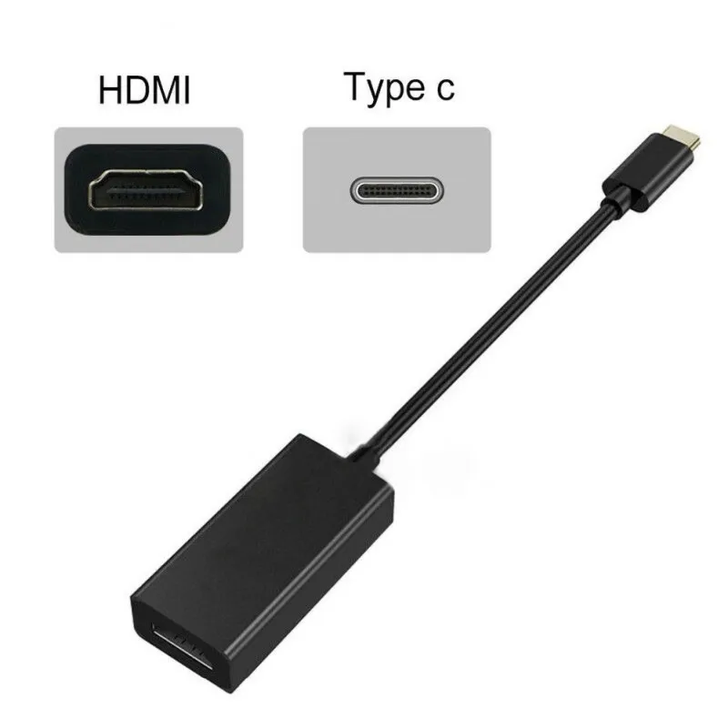 Кабель адаптер Type C HDMI Мини Ультратонкий USB аудио видео конвертер для монитора