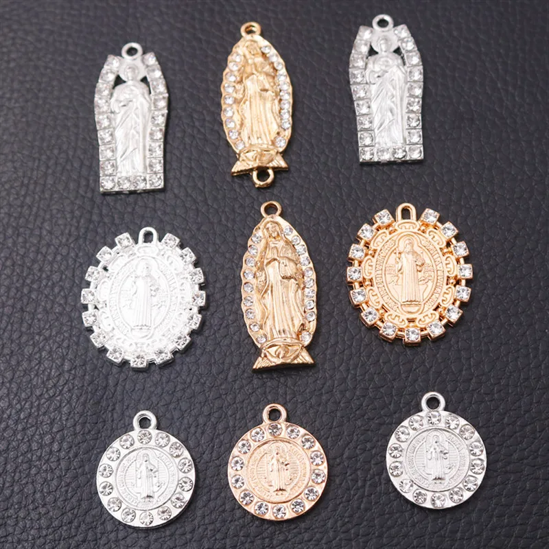 Catholic Saints Bracelet - Handmade In Medjugorje With St Christopher, Virgin Mary & St Benedict Medals - View #7