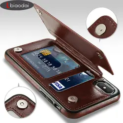 Lbiaodai ретро PU кожаный чехол для apple iphone