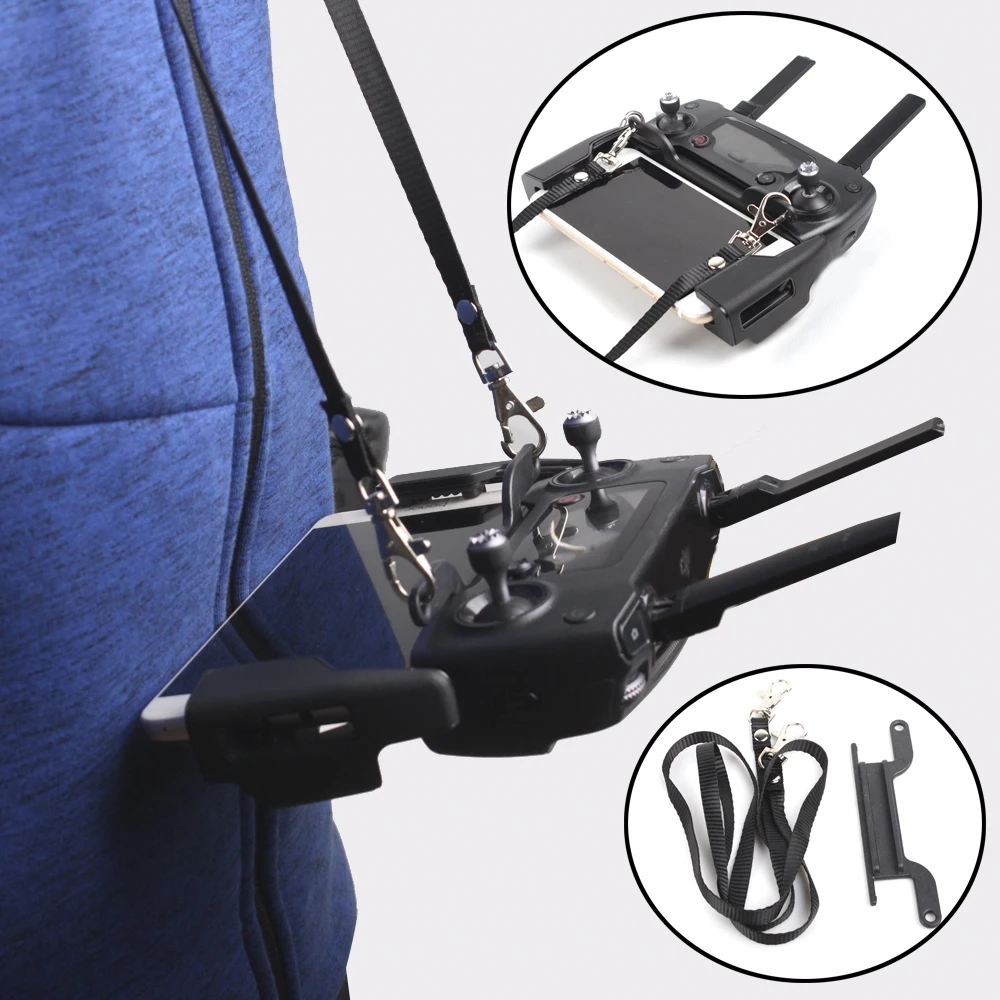 

For Mavic MINI 2 pro Zoom Dual Hook Neck Strap Transmitter Belt Bracket Mount Hang Lanyard for DJI MAVIC AIR PRO SPARK Controlle