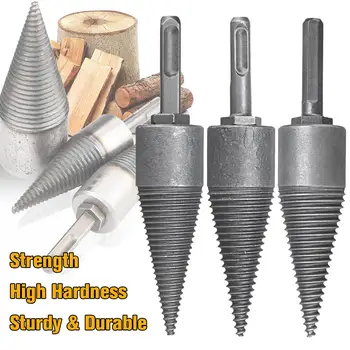 

Firewood Machine Drill Wood Cone Reamer Punch Driver Drill Bit Split Drilling Tools
