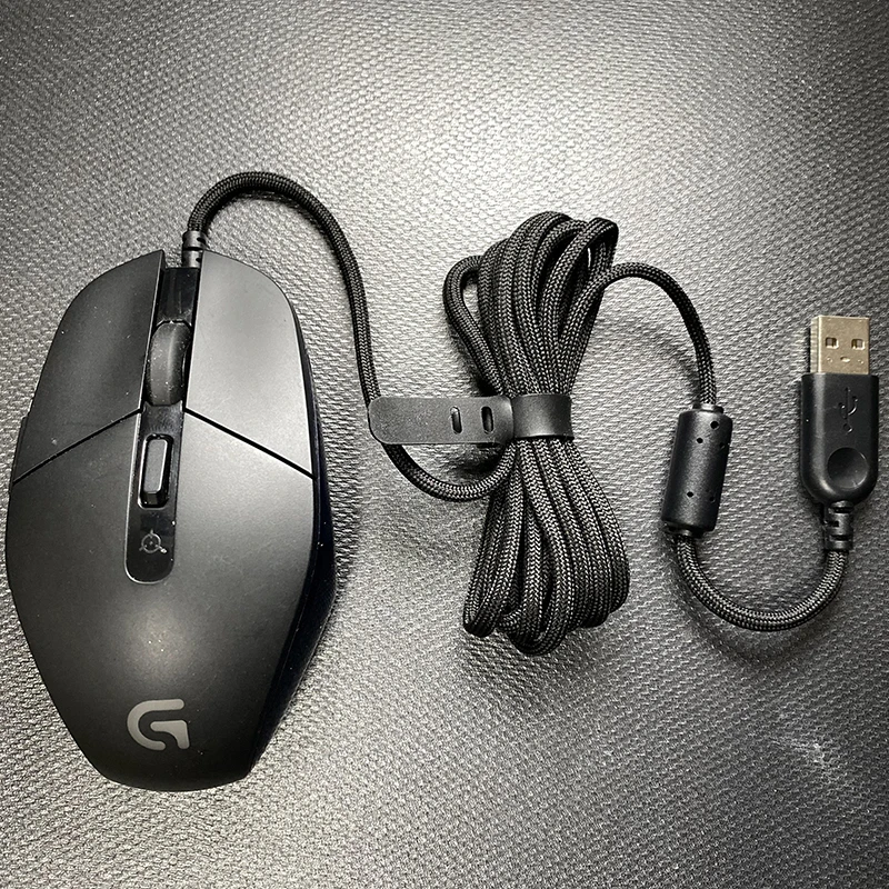 Гибкий игровой кабель для мыши Paracord для компьютера Logitech G502 ...