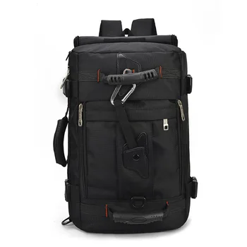 

New shoulder bag multi-function large capacity backpack can be shoulder diagonal bag Men Oxford Travel Backpack