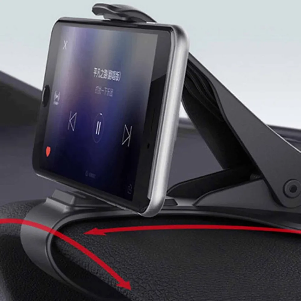 

Universal Cradle Adjustable GPS Holder HUB Dashboard Phone Mount Smartphone GPS Navigation Black Car Holder Support