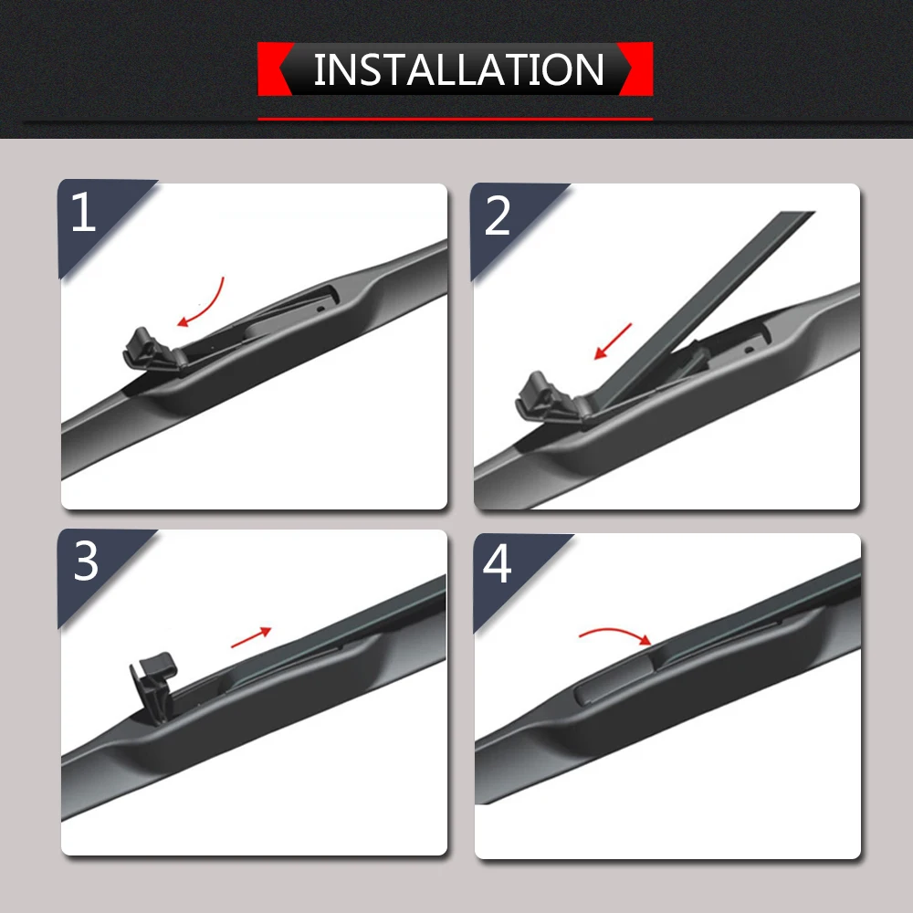 Car Wiper Blade Universal U Hook Type 14