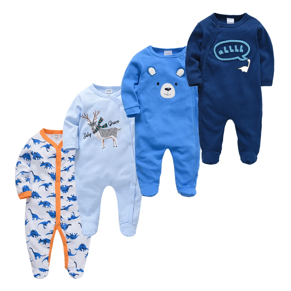 Ползунки для новорожденных мальчиков Roupas Bebe De комбинезон из 100% хлопка маленьких