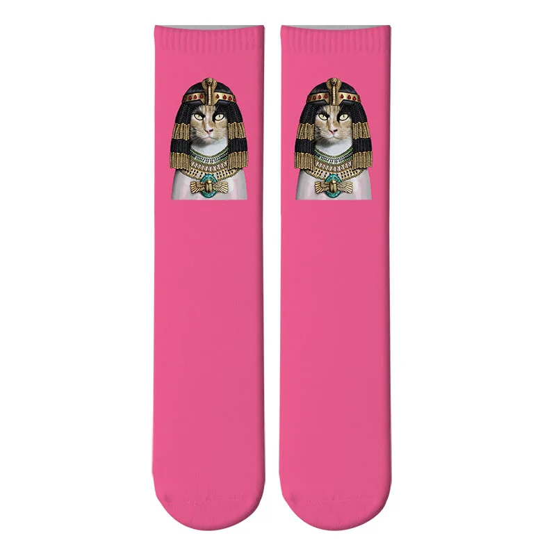 Модные носки с картинами и принтом в стиле Art Crew для женщин и мужчин Harajuku Sox Calcetine Van Gogh, новинка, забавные носки 5ZWL23 - Цвет: Style6