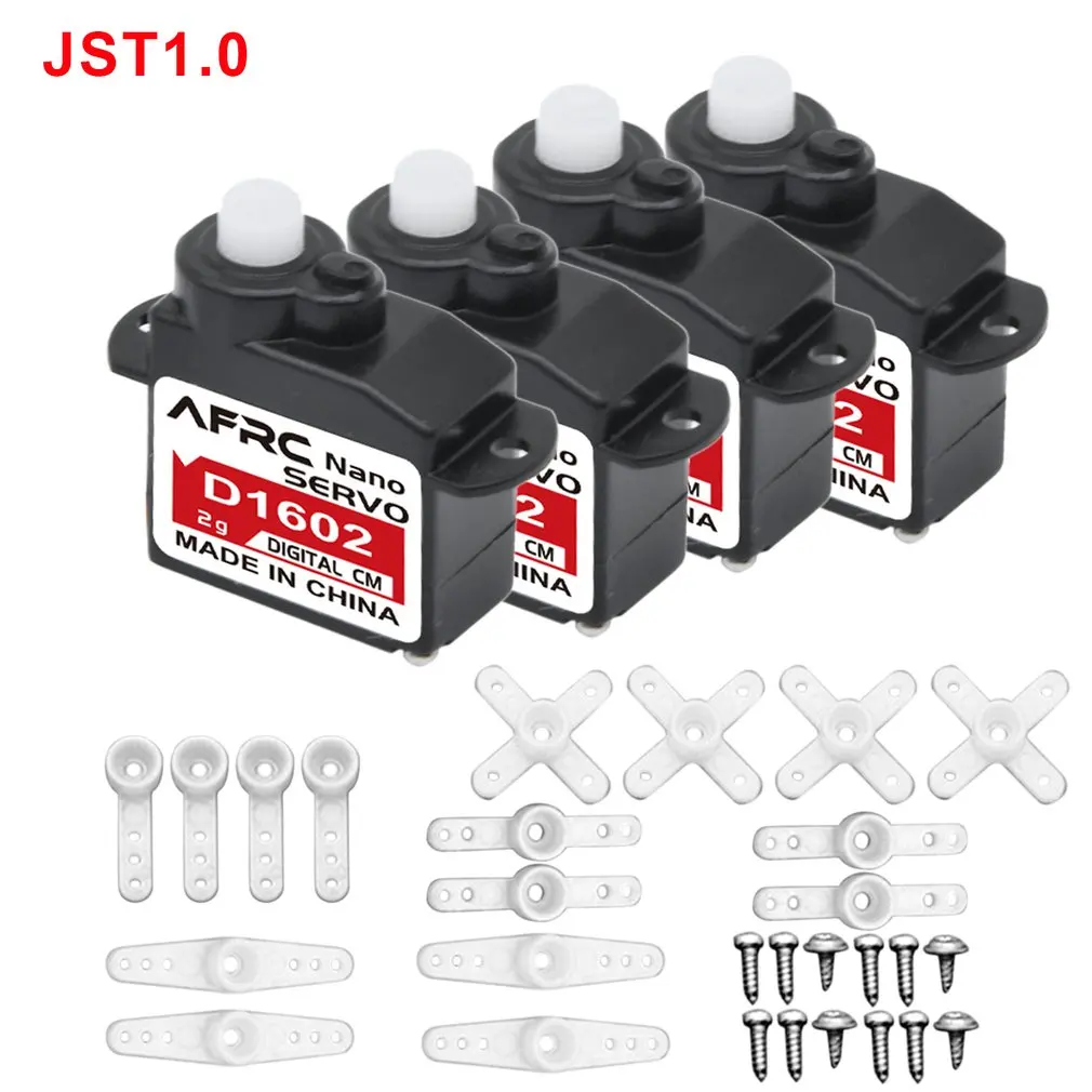 AFRC D1602 4PCS 2.2g Super Micro Digital Servo For RC Plane Car Toys Model Special DIY Assembly Upgrading | Игрушки и хобби