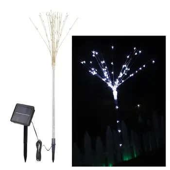 

100-LEDs DIY Shape Fireworks Tree Solar Lawn Light Pathway Garden Lamp-Multicolour 2 Pack environmentally friendly