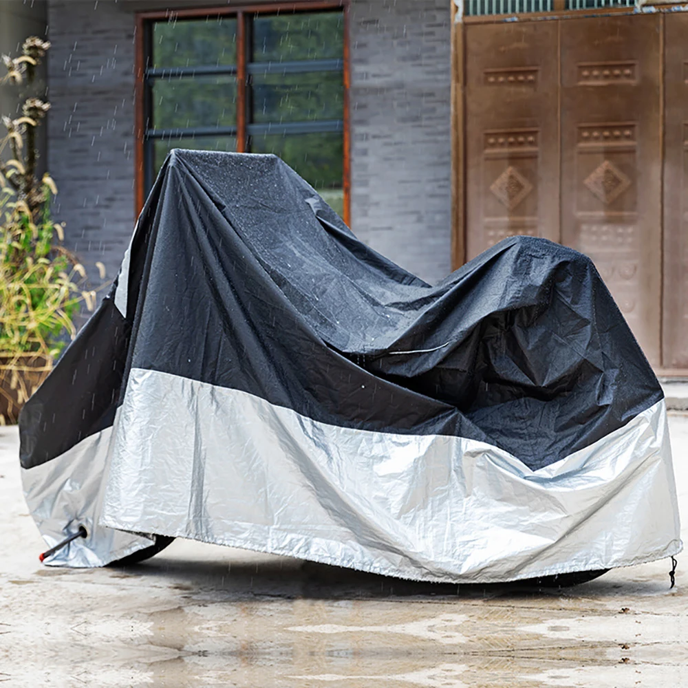 

ROCKBROS Motorcycle Cover Bike All Season Waterproof Dustproof UV Protective Outdoor Scooter Motorbike Rain Cover With Keyhole