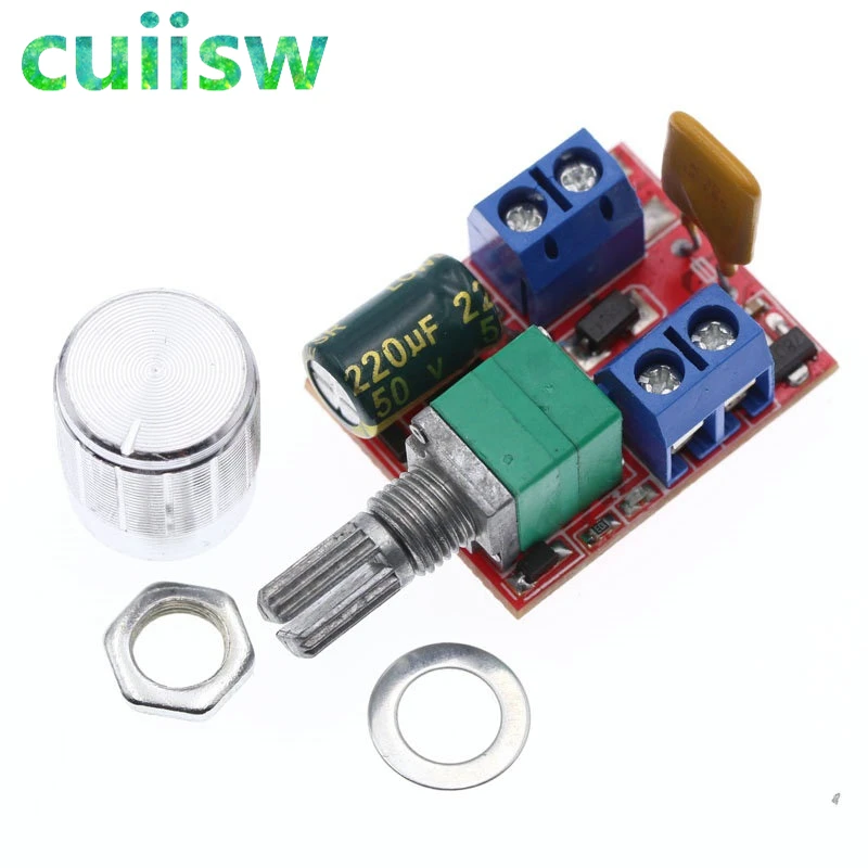Mini 5A PWM Max 90W DC Motor Speed Controller Module DC-DC 3V 35V Speed Control Adjustable Potentiometer Switch Board LED Dimmer dc motor speed controller motor speed controller electric motor speed controller