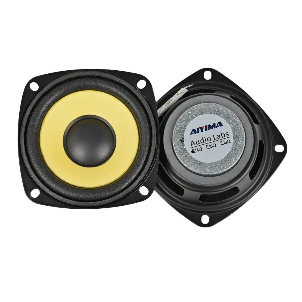 AIYIMA 2Pcs 3 Inch Portable Speaker 4 Ohm 10W Full Range Sound Amplifier Speaker Multimedia Loudspeaker DIY Amplifier Home Audio AIYIMA 2Pcs 3 Inch Portable Speaker 4 Ohm 10W Full Range Sound Amplifier Speaker Multimedia Loudspeaker DIY Amplifier Home Audio