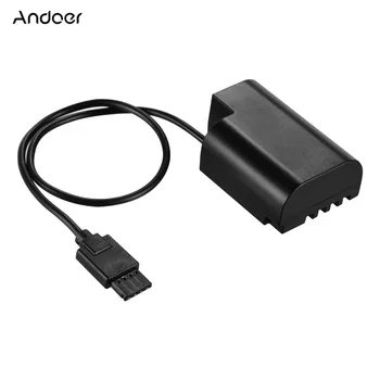 

Andoer DCC12 Dummy Battery Power Adapter Cable for DJI Ronin S Gimbal Stabilizer Compatible with DMC GH5 GH4 GH3 Camera