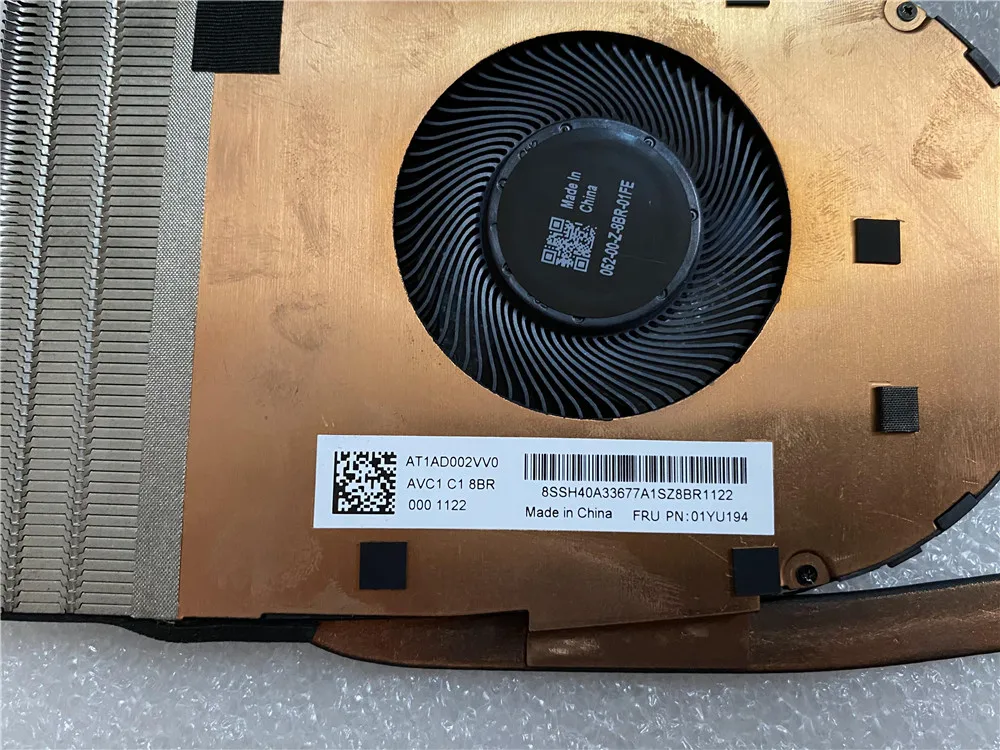 Original para Lenovo Thinkpad T590 Uma Cpu Ventilador Dissipador Montagem Radiador Refrigerador Térmico 01yu194 01yu195 Novo - Imagem 2