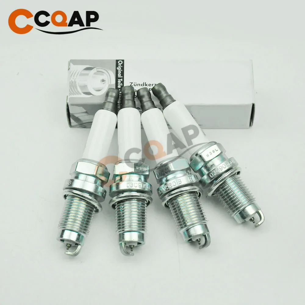 4 шт. 03C905601B платиновая Свеча зажигания для A1 A3 Golf Tiguan Seat Skoda 03C905601A 101905626 | Автомобили