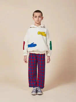 

Children's wear 2020 Autumn and Winter Bobo Boys and Girls pure cotton Plush long sleeve Fashion lie fallow Sweatshirt hoodies