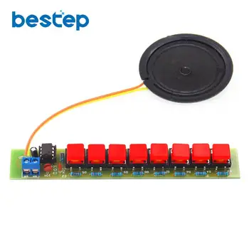 

NE555 Keyboard Parts Eight-note Keyboard Electronic Production Kit DIY Fun Production
