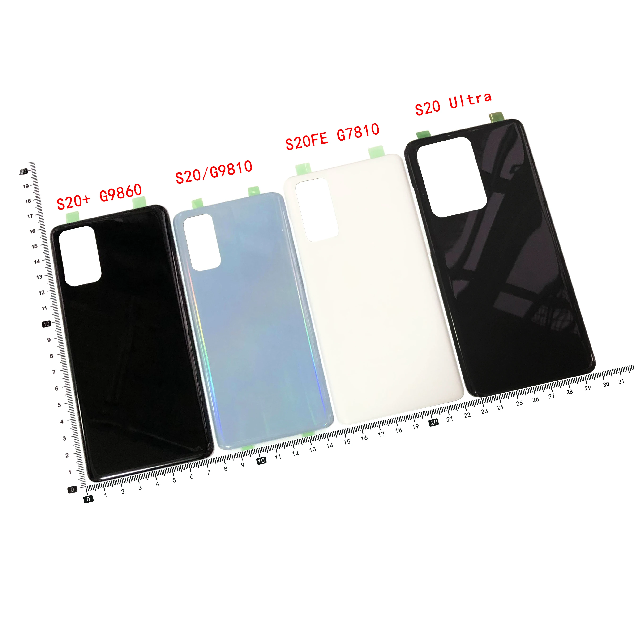 

Задняя стеклянная крышка батарейного отсека для Samsung Galaxy S20 G9810 S20Plus G9860 S20 Ultra S20U