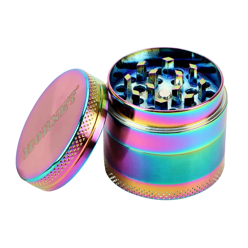 40Mm 4 Strati In Lega Di Zinco Mano Muller Spice Cutter Arcobaleno Herb Grinder Accessori Per Sigarette Accessori Per Pipa Da Fumo