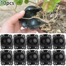 10 pçs planta equipamento de enraizamento alta pressão propagação bola enxerto caixa de reprodução caso para jardim enxerto caixa de mudas