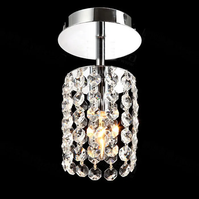 

Aisle Lights Crystal Small Droplight Modern Minimalist Single-head Ceiling Balcony Hallway Lamp LED Small Entrance Lights