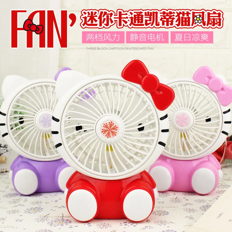 Маленький переносной usb-вентилятор hello kitty Doraemon, заряжаемый прохладным летом