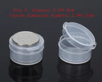 

PP plastic small round box sub - bottled storage box 1500pcs / lot Free Shipping