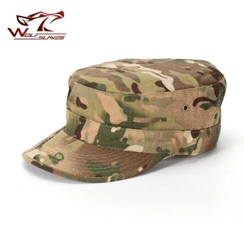 

Hot Sale Army Hat Tactical Combat Camo Cap Men Ripstop Army Military Bush Jungle Hat Hiking Fishing Hunting hat Wholesale