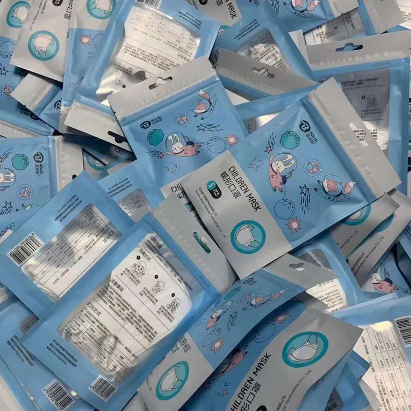 

50Pcs Children Face Mask KN95 Protect Anti Dust Filter Mouth Face Mask Earloop KN95 Kids Mask Face Meltblown Earloop Mouth Mask