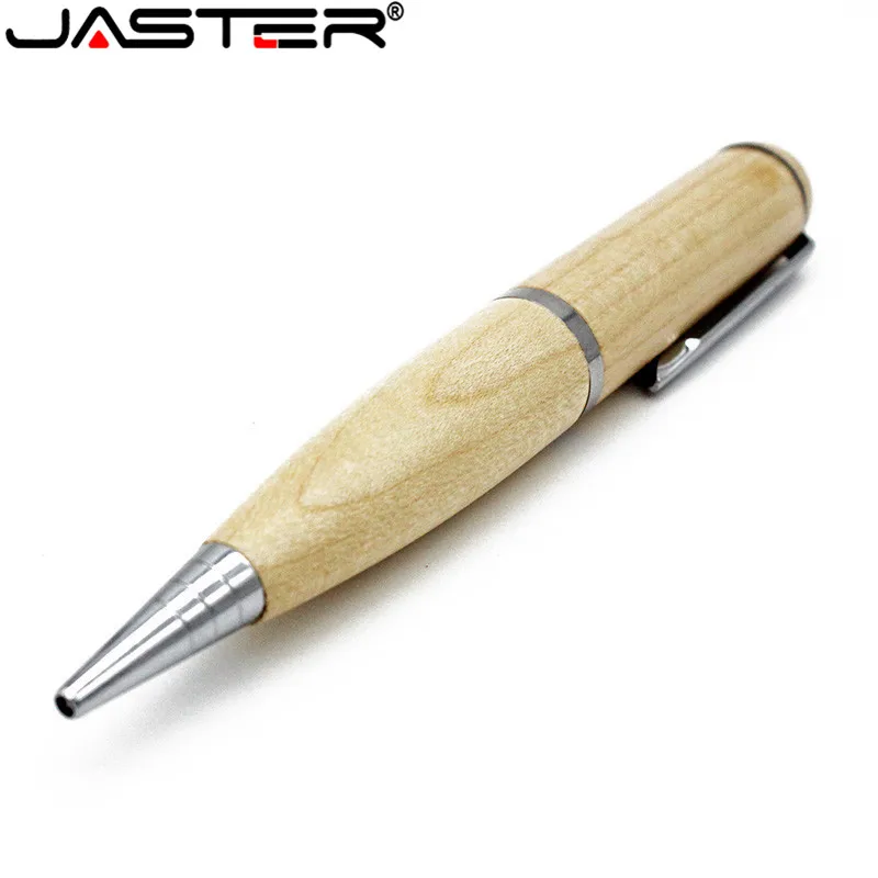 JASTER деревянная шариковая ручка USB флэш накопитель 2 0 pendeive 4G 8GB 16GB 32GB 64GB карта