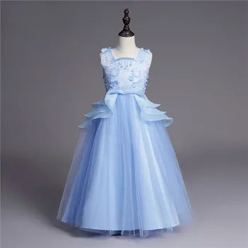 

Children's Princess Dress Girls Wedding Fluffy Dresses Children's Clothes Kids Catwalk Performance Long Layers Dress 2019 New