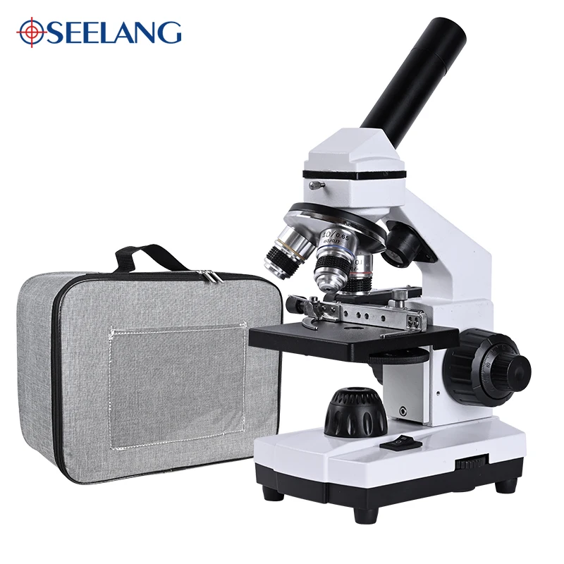 Zoom 2000x coarse Micro abjustment coaxial HD Biological Microscope electronic eyepiece monocular Student Lab education LED USB