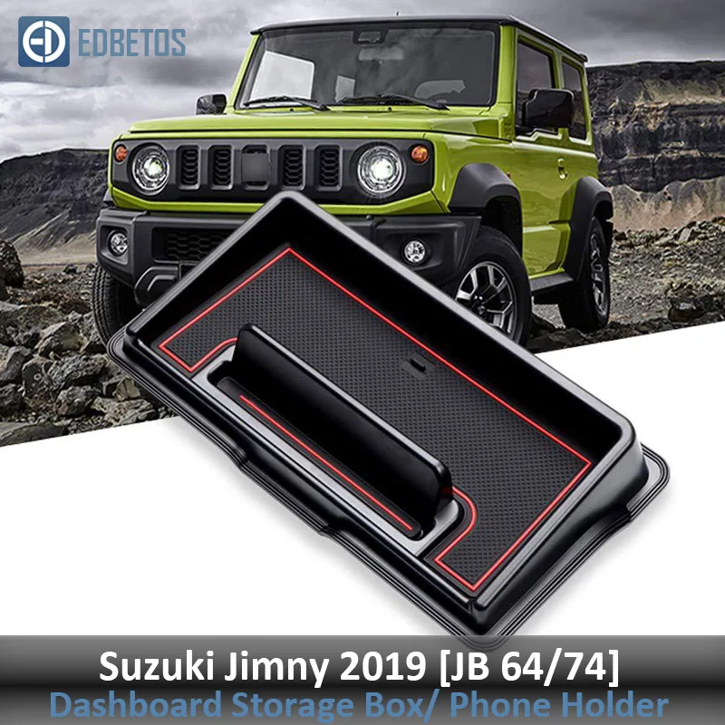 Для Suzuki Jimny интерьерный держатель для телефона Jimny Многофункциональная подставка для телефона консоль держатель приборной панели для хранения