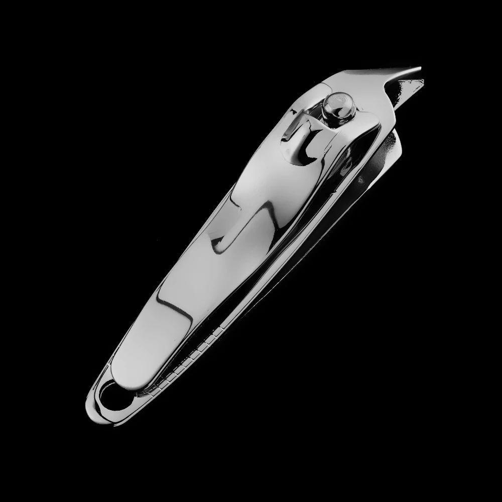 1 шт. портативная Серебряная углеродистая сталь наклонная форма машинка для стрижки ногтей резак триммер для ногтей Педикюр Маникюр пальцы рук и ног Аксессуары для ухода за ногтями
